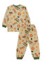 Фото #3 товара Комплект пижамы Civil Boys для мальчиков 2-5 лет Хаки