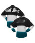 ფოტო #1 პროდუქტის Women's Black, Teal San Jose Sharks Ombre Long Sleeve T-shirt