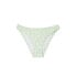 Фото #6 товара Juniors' Ribbed Cheeky Bikini Bottom - Xhilaration™ Bright Green Floral Medium