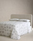 Toile de jouy beach flat sheet