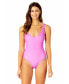 Фото #1 товара Women's Lace Up Compression One Piece Swimsuit