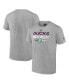 ფოტო #1 პროდუქტის Men's Heather Gray Anaheim Ducks Authentic Pro Wordmark Alternate Logo T-shirt