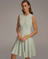 ფოტო #4 პროდუქტის Women's Front Zip Sleeveless Fit & Flare Dress