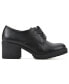 ფოტო #2 პროდუქტის Women's Bourbons Heeled Oxford Loafers