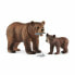 Фото #4 товара Статуэтки Schleich 42473 Maman grizzly avec ourson Пластик