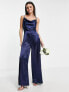 Little Mistress jumpsuit in navy