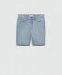 Фото #6 товара Men's Denim Bermuda Shorts