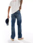 Фото #5 товара River Island baggy fit jeans in mid blue