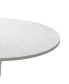 32" Modern Round Dining Table With Printed Marble Tabletop