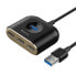 Фото #2 товара Adapter przejściówka HUB 4w1 USB Adapter USB3.0 TO USB3.0*1+USB2.0*3 1m Black