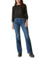 Фото #6 товара Women's Sweet Mid Rise Boot Denim Pants