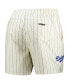 ფოტო #2 პროდუქტის Men's Cream Brooklyn Dodgers Cooperstown Collection Pinstripe Retro Classic Woven Shorts