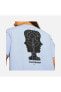 Фото #3 товара Sportswear Sust M2Z ''Growth Mindset'' Graphic Short-Sleeve Erkek pamuklu mavi T-shirt dq1004