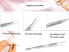 Фото #3 товара Cuticle Pusher Set, Cuticle Knife, Cuticle Cleaner, 2-Piece Stainless Steel