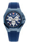 Фото #1 товара Swiss Alpine Military Herren Schweizer Armbanduhr 42 mm Armband Silikon blau 7005.9895