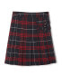 ფოტო #1 პროდუქტის Big Girls Adjustable Waist Plaid Two-Tab Scooter Plaid Skirt