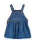 ფოტო #1 პროდუქტის Baby Girls Lara Denim Pinafore Dress