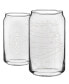 Фото #1 товара THE CAN Chicago Map 16 oz Everyday Glassware, Set of 2
