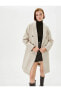 Фото #1 товара Пальто Koton Double-Breasted Belted Coat