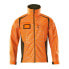 MASCOT Accelerate Safe 19202 Softshell Jacket Hi-Vis Orange / Moss Green, M - фото #2