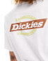 Dickies ruston back print t-shirt in white