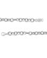 ფოტო #3 პროდუქტის Sterling Silver Oval Link Chain Necklace, 20 Inches