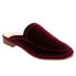 Фото #3 товара Trotters Ginette T2159-628 Womens Burgundy Narrow Suede Mule Sandals Shoes