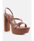 Фото #2 товара Slegs slingback block high heeled sandals