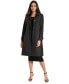Фото #6 товара Women's Single-Breasted Pleated Trench Coat