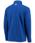 Фото #4 товара Men's Royal Florida Gators Terminal Tackle Fleece Raglan Omni-Shade Quarter-Zip Jacket