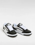 Vans Hylane leather trainers in black/white