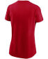 Women's Red New England Patriots Logo Essential T-shirt