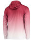 Фото #4 товара Men's Crimson Oklahoma Sooners Terminal Tackle Omni-Shade UPF 50 Long Sleeve Hooded T-shirt