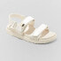 Фото #1 товара Women's Jonie Ankle Strap Footbed Sandals - A New Day Off-White 9