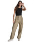 Фото #8 товара Women's Straight-Leg High-Waist Adjustable-Cuff Cargo Pants