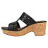 Фото #5 товара Baretraps Blenda Perforated Wedge Womens Black Casual Sandals BT-S2311037-012-0