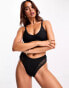 Фото #8 товара Nike Swimming Wild cheeky sling mesh bikini bottoms in black