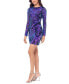 Фото #4 товара Women's Sequined Bodycon Cocktail Dress