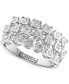 EFFY® Diamond Triple Row Openwork Ring (1/2 ct. t.w.) in 14k White Gold
