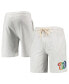 ფოტო #1 პროდუქტის Men's Oatmeal Washington Nationals Mainstream Logo Terry Tri-Blend Shorts