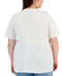 ფოტო #2 პროდუქტის Trendy Plus Size Tinker Bell Graphic T-Shirt