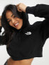 Фото #3 товара The North Face Trend cropped fleece hoodie in black