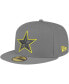 Фото #4 товара Men's Graphite Dallas Cowboys Volt 59FIFTY Fitted Hat