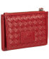 ფოტო #3 პროდუქტის Women's Basket Weave Collection RFID Secure Card Case and Coin Pocket