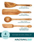 Фото #4 товара Tools and Gadgets Wooden Kitchen Utensils, Set of 4