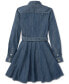 Фото #4 товара Платье для малышей Polo Ralph Lauren с поясом из хлопкового шифона