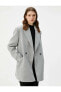 Фото #11 товара Кашемировое пальто Koton Coat Grey