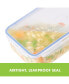 Фото #6 товара Easy Essentials 12-Pc. On the Go 12-Oz. Meals Divided Rectangular Food Storage Containers