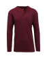 ფოტო #2 პროდუქტის Men's Long Sleeve Thermal Henley Tee