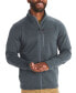Фото #1 товара Men's Drop Line Full Zip Sweater Fleece Jacket